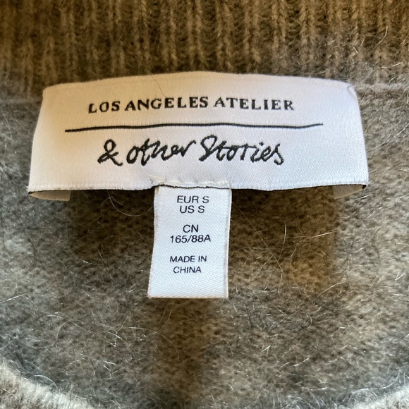 & Other Stories Crewneck Cropped Sweater - Picture 4 of 4
